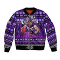 Personalized Freo Rugby Xmas Bomber Jacket Australia AFL Mascot