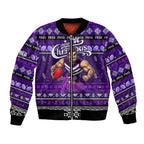 Personalized Freo Rugby Xmas Bomber Jacket Australia AFL Mascot