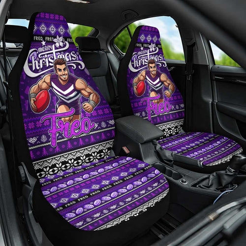 Freo Football Xmas Car Seat Cover Australia AFL Mascot
