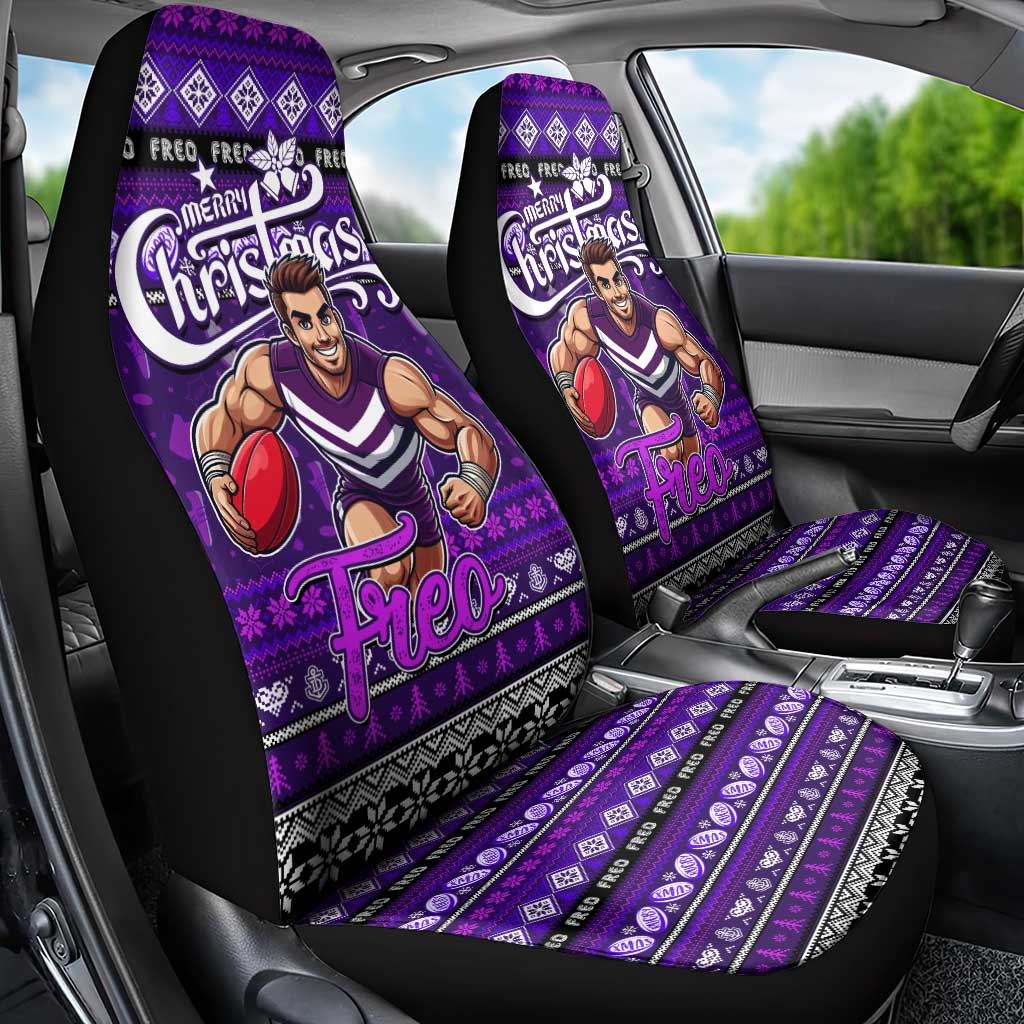 Freo Football Xmas Car Seat Cover Australia AFL Mascot
