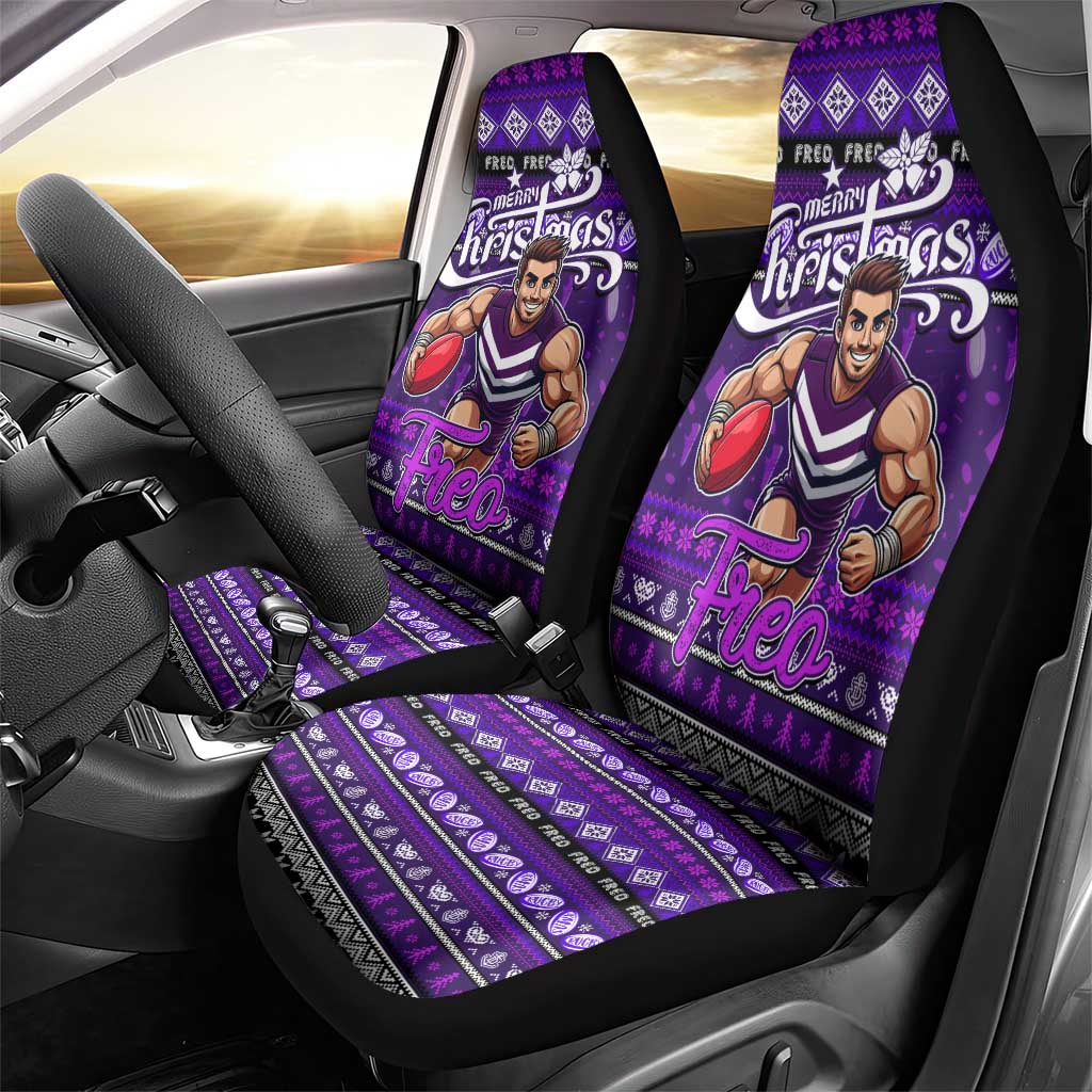 Freo Football Xmas Car Seat Cover Australia AFL Mascot