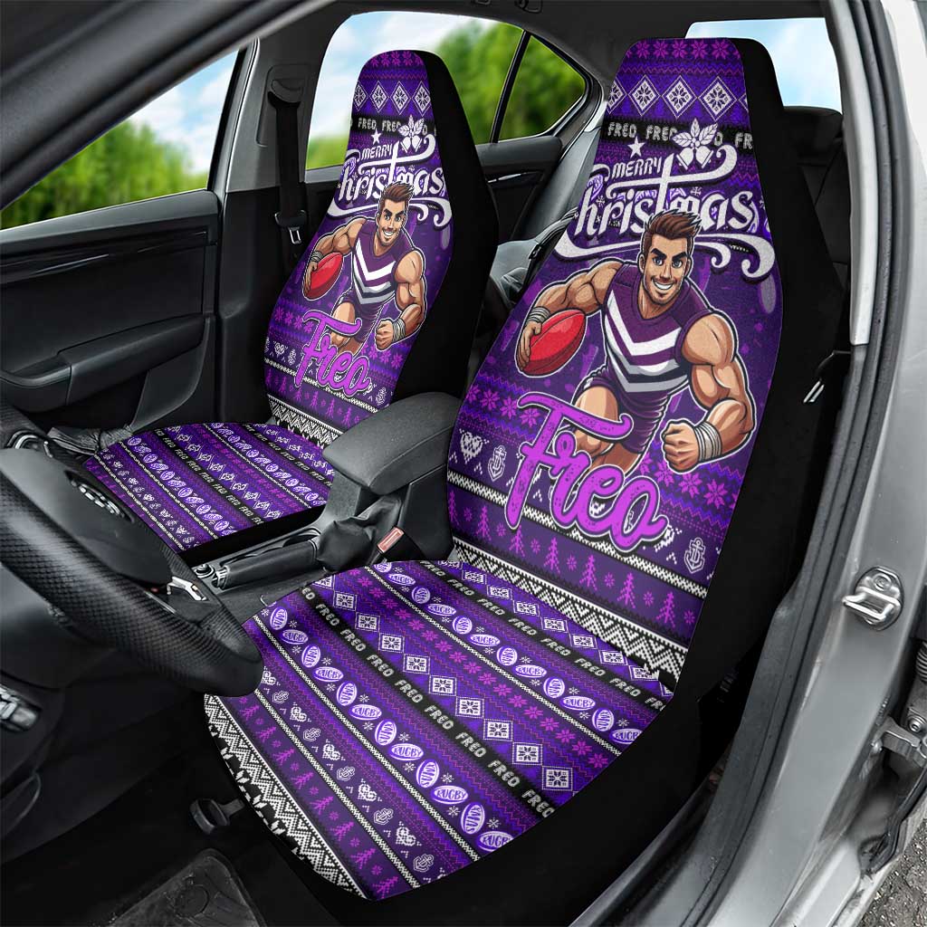 Freo Football Xmas Car Seat Cover Australia AFL Mascot