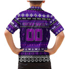 Personalized Freo Rugby Xmas Family Matching Mermaid Dress and Hawaiian Shirt Australia AFL Mascot