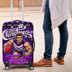 Freo Football Xmas Luggage Cover Australia AFL Mascot