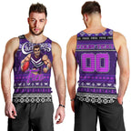 Personalized Freo Rugby Xmas Men Tank Top Australia AFL Mascot