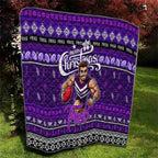 Freo Football Xmas Quilt Australia AFL Mascot