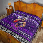 Freo Football Xmas Quilt Australia AFL Mascot
