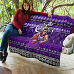 Freo Football Xmas Quilt Australia AFL Mascot