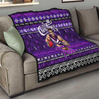 Freo Football Xmas Quilt Australia AFL Mascot