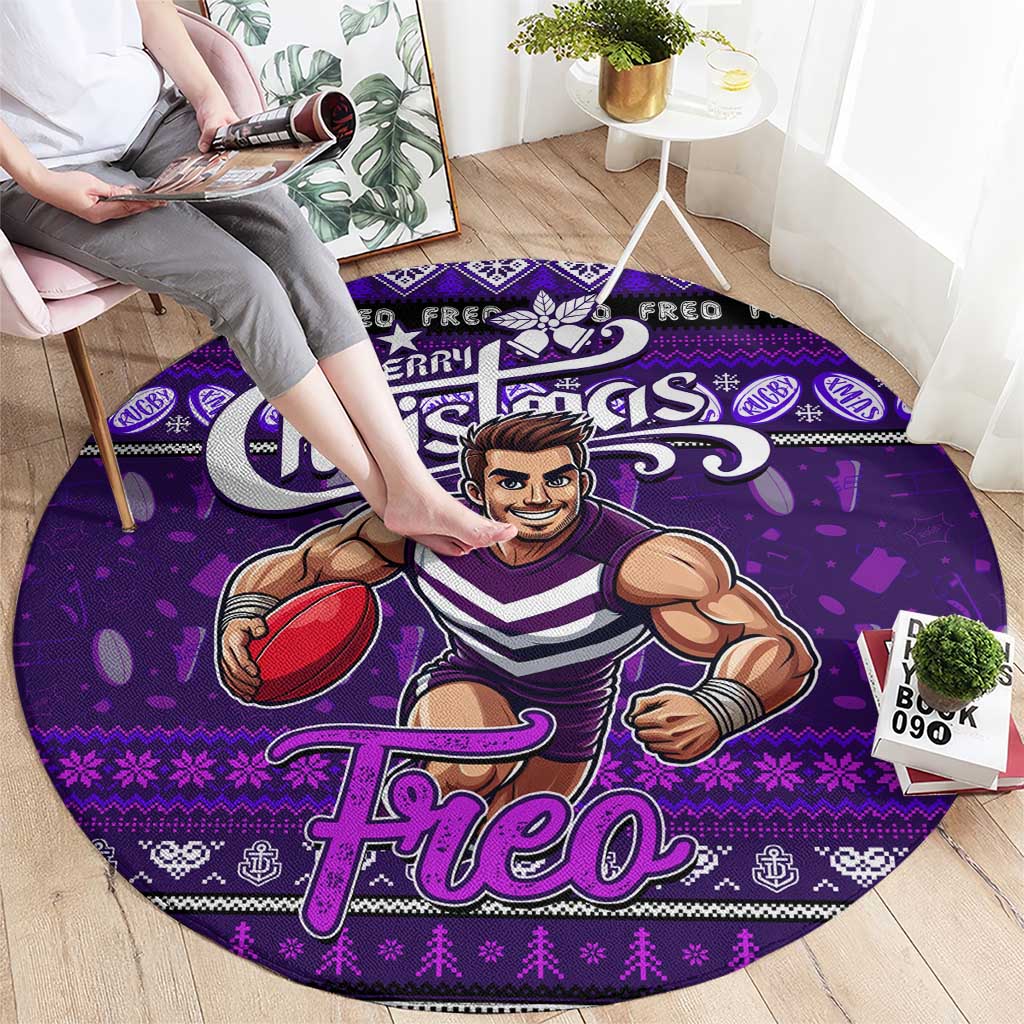 Freo Football Xmas Round Carpet Australia AFL Mascot
