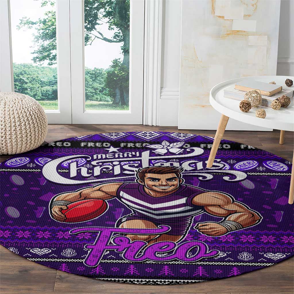 Freo Football Xmas Round Carpet Australia AFL Mascot
