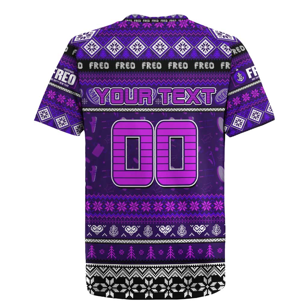 Personalized Freo Rugby Xmas Rugby Jersey Australia AFL Mascot