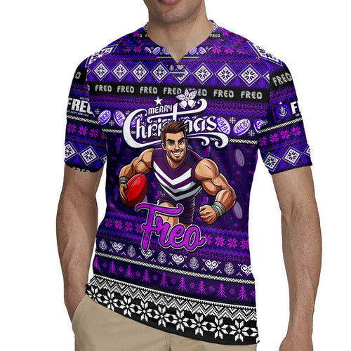 Personalized Freo Rugby Xmas Rugby Jersey Australia AFL Mascot
