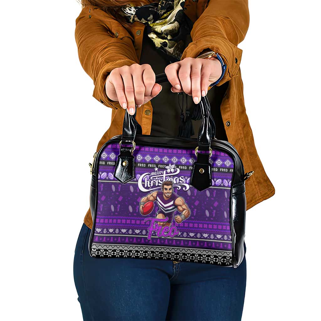 Freo Football Xmas Shoulder Handbag Australia AFL Mascot