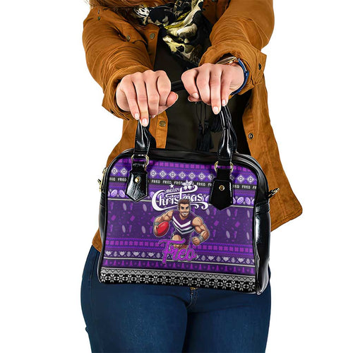 Freo Football Xmas Shoulder Handbag Australia AFL Mascot