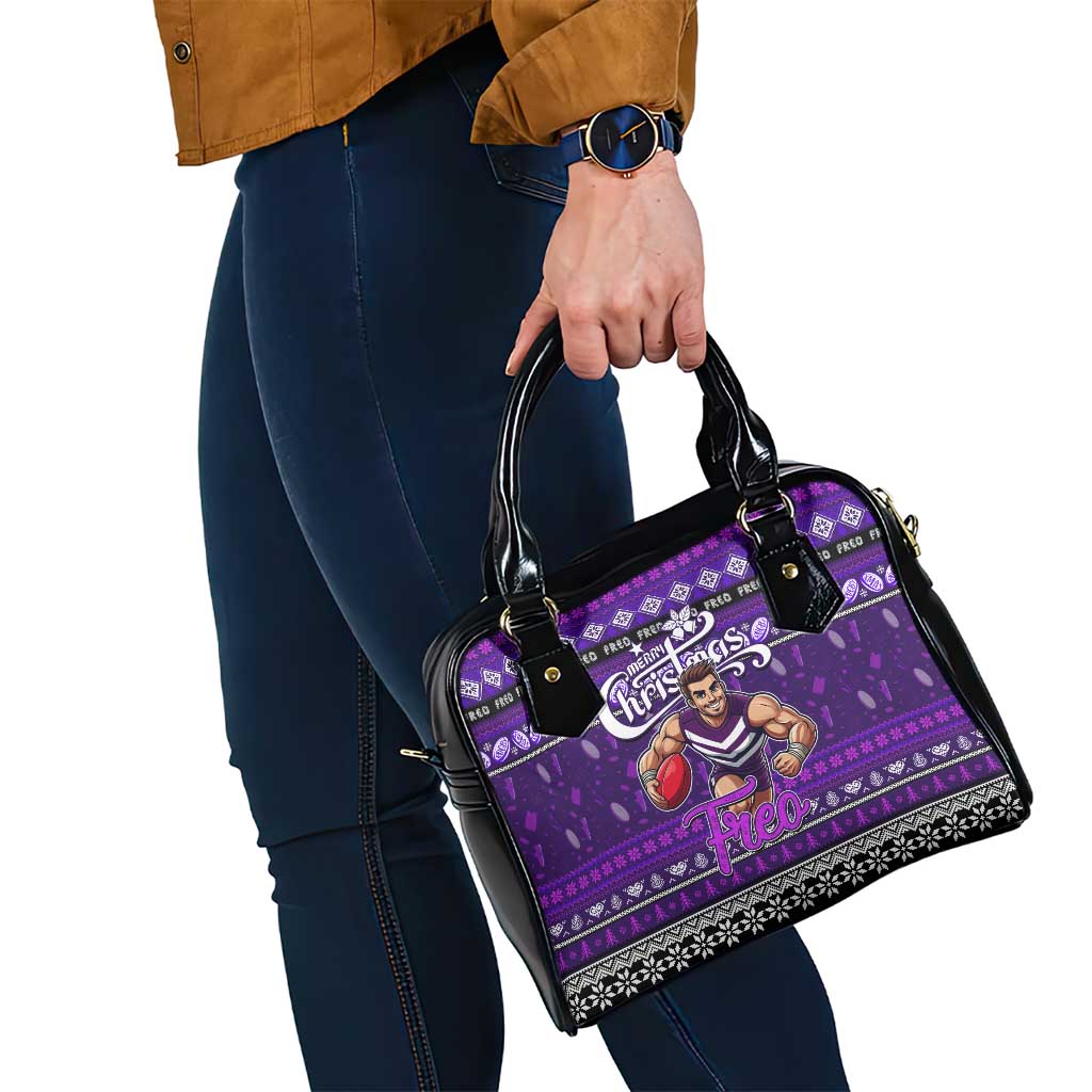 Freo Football Xmas Shoulder Handbag Australia AFL Mascot