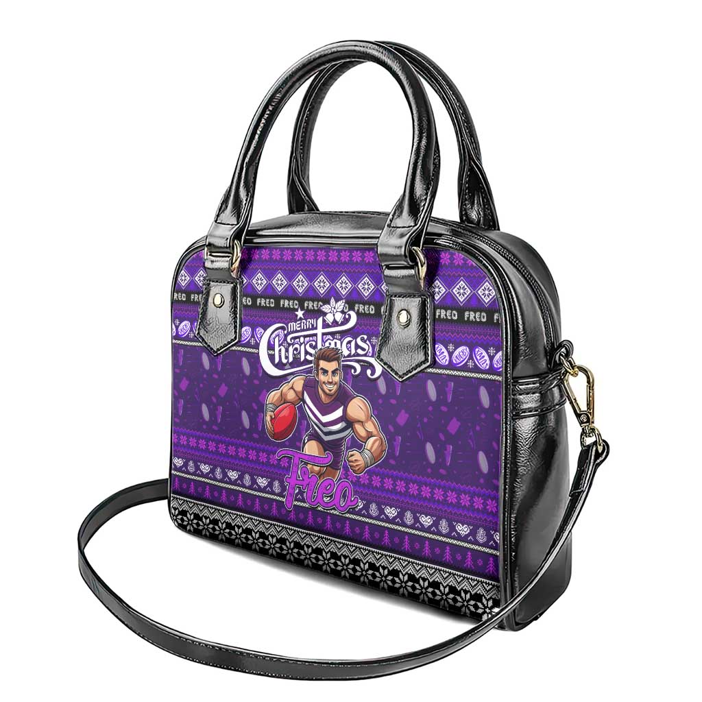 Freo Football Xmas Shoulder Handbag Australia AFL Mascot