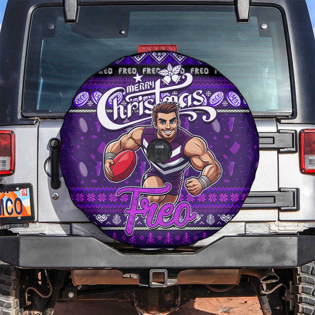 Freo Football Xmas Spare Tire Cover Australia AFL Mascot