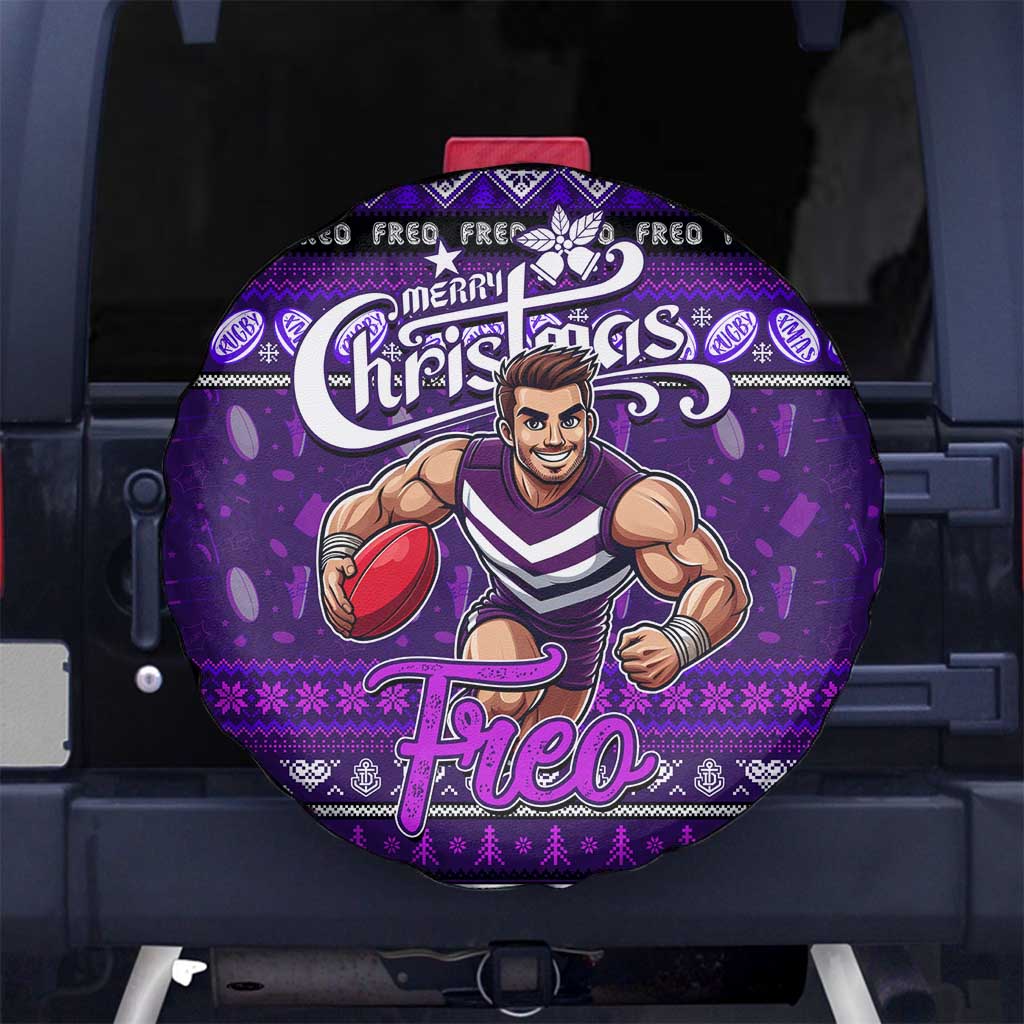 Freo Football Xmas Spare Tire Cover Australia AFL Mascot
