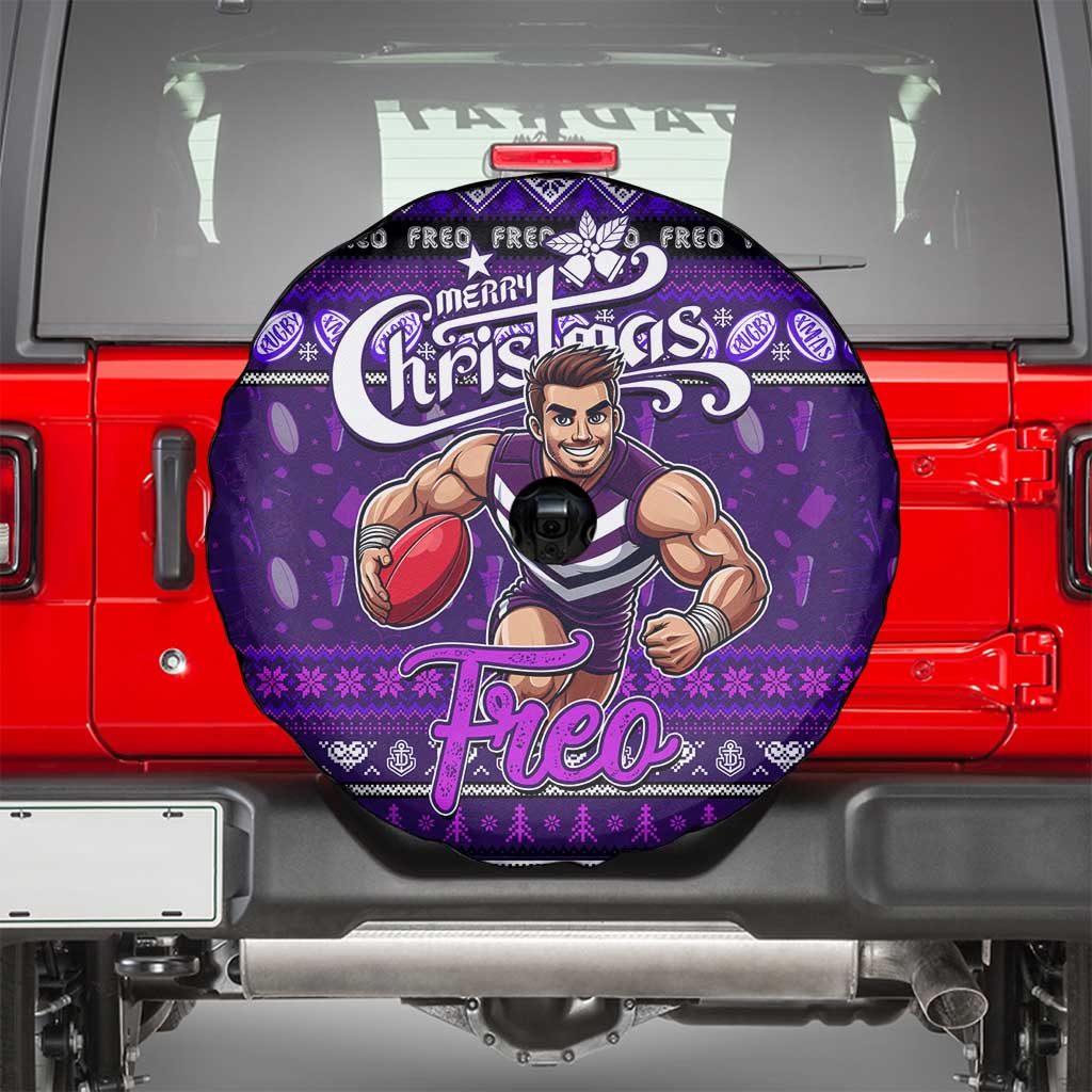 Freo Football Xmas Spare Tire Cover Australia AFL Mascot