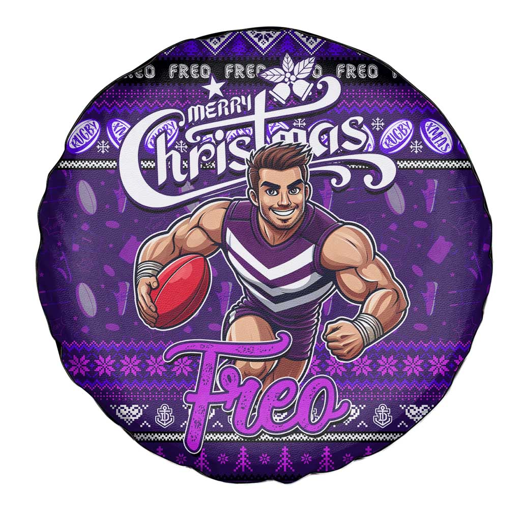 Freo Football Xmas Spare Tire Cover Australia AFL Mascot