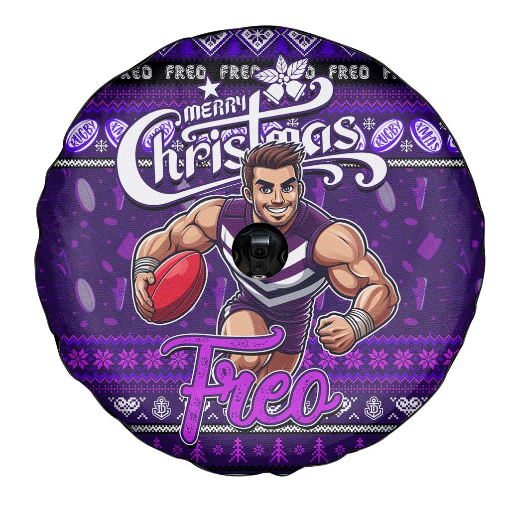 Freo Football Xmas Spare Tire Cover Australia AFL Mascot