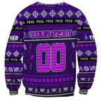 Personalized Freo Rugby Xmas Sweatshirt Australia AFL Mascot