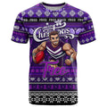 Personalized Freo Rugby Xmas T Shirt Australia AFL Mascot