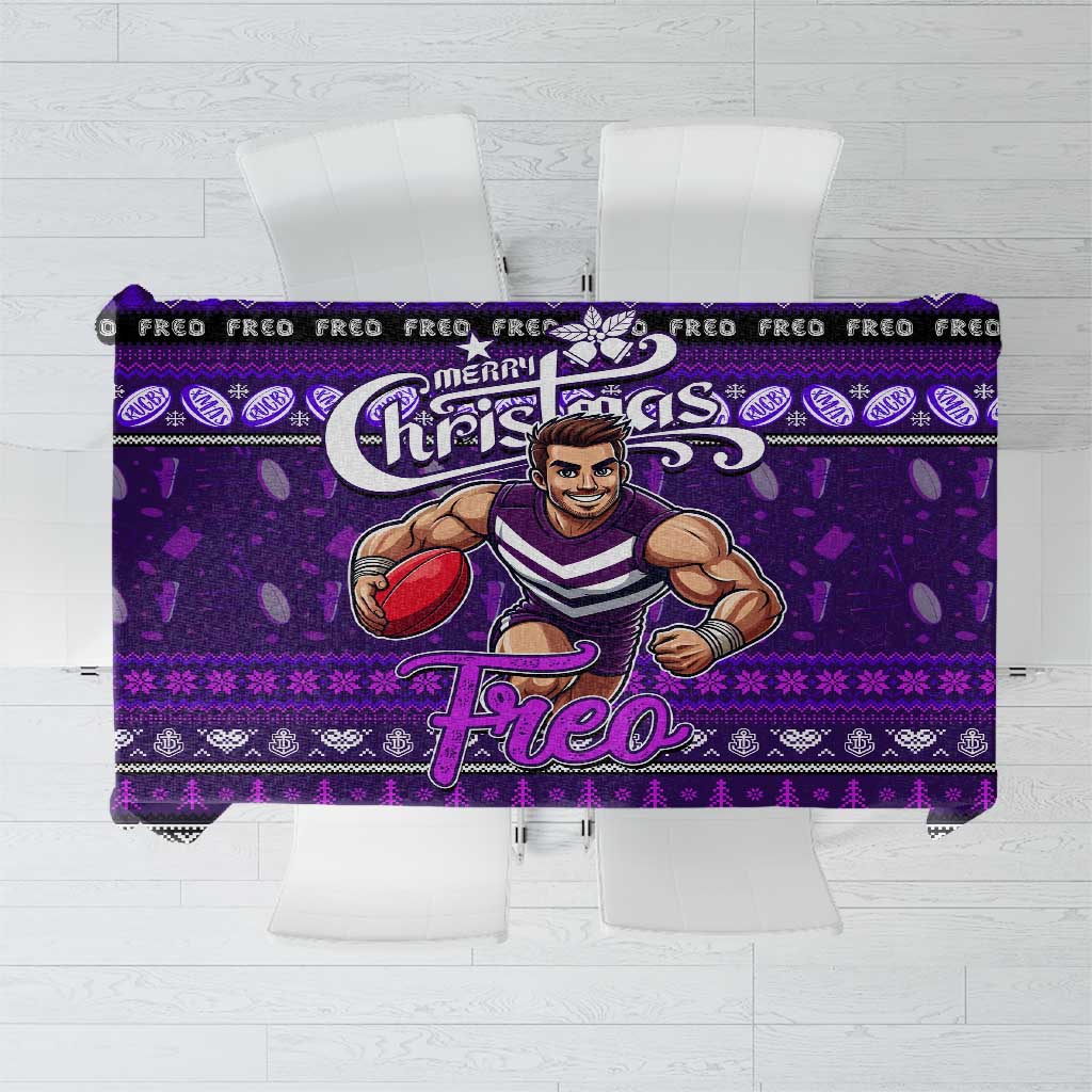 Freo Football Xmas Tablecloth Australia AFL Mascot