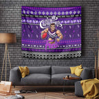 Freo Football Xmas Tapestry Australia AFL Mascot