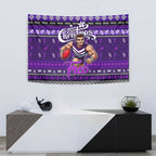 Freo Football Xmas Tapestry Australia AFL Mascot