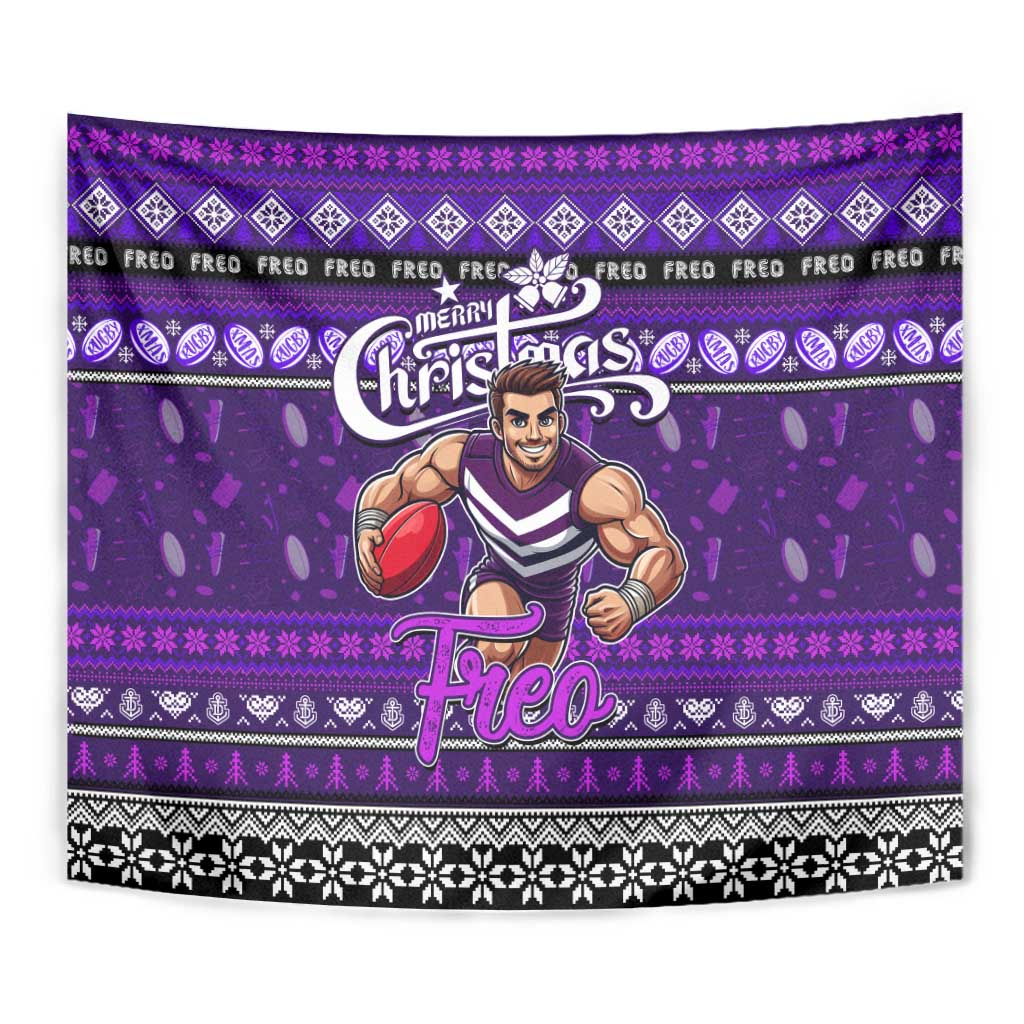 Freo Football Xmas Tapestry Australia AFL Mascot