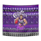 Freo Football Xmas Tapestry Australia AFL Mascot