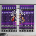 Freo Football Xmas Window Curtain Australia AFL Mascot