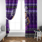 Freo Football Xmas Window Curtain Australia AFL Mascot