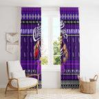 Freo Football Xmas Window Curtain Australia AFL Mascot