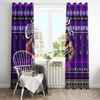 Freo Football Xmas Window Curtain Australia AFL Mascot