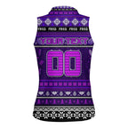 Personalized Freo Rugby Xmas Women Sleeveless Polo Shirt Australia AFL Mascot