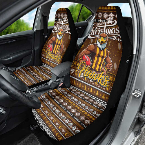 Hawks Football Xmas Car Seat Cover Australia AFL Mascot