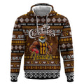 Personalized Hawks Rugby Xmas Hoodie Australia AFL Mascot
