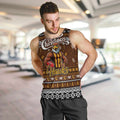 Personalized Hawks Rugby Xmas Men Tank Top Australia AFL Mascot