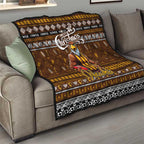 Hawks Football Xmas Quilt Australia AFL Mascot