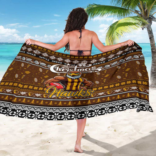 Hawks Football Xmas Sarong Australia AFL Mascot
