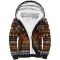 Personalized Hawks Rugby Xmas Sherpa Hoodie Australia AFL Mascot