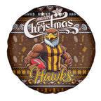 Hawks Football Xmas Spare Tire Cover Australia AFL Mascot