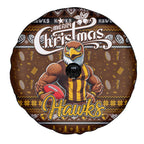 Hawks Football Xmas Spare Tire Cover Australia AFL Mascot