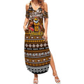 Personalized Hawks Rugby Xmas Summer Maxi Dress Australia AFL Mascot
