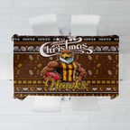 Hawks Football Xmas Tablecloth Australia AFL Mascot