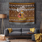 Hawks Football Xmas Tapestry Australia AFL Mascot