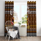 Hawks Football Xmas Window Curtain Australia AFL Mascot